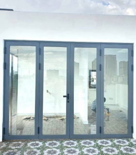 Cửa Nhôm Xingfa Đi Mở Quay 4 cánh